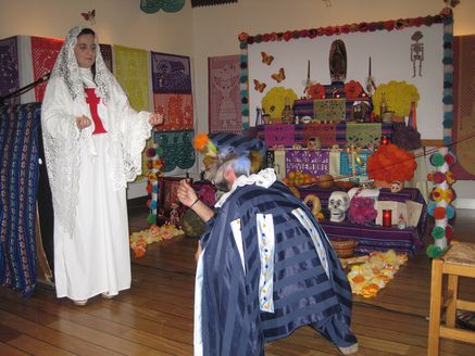 Altar de difuntos mexicano